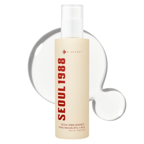 K-SECRET SEOUL 1988 Essence 97% Snail Slime + Riz 100 ml | 97% de slime d'escargot avec extrait de r