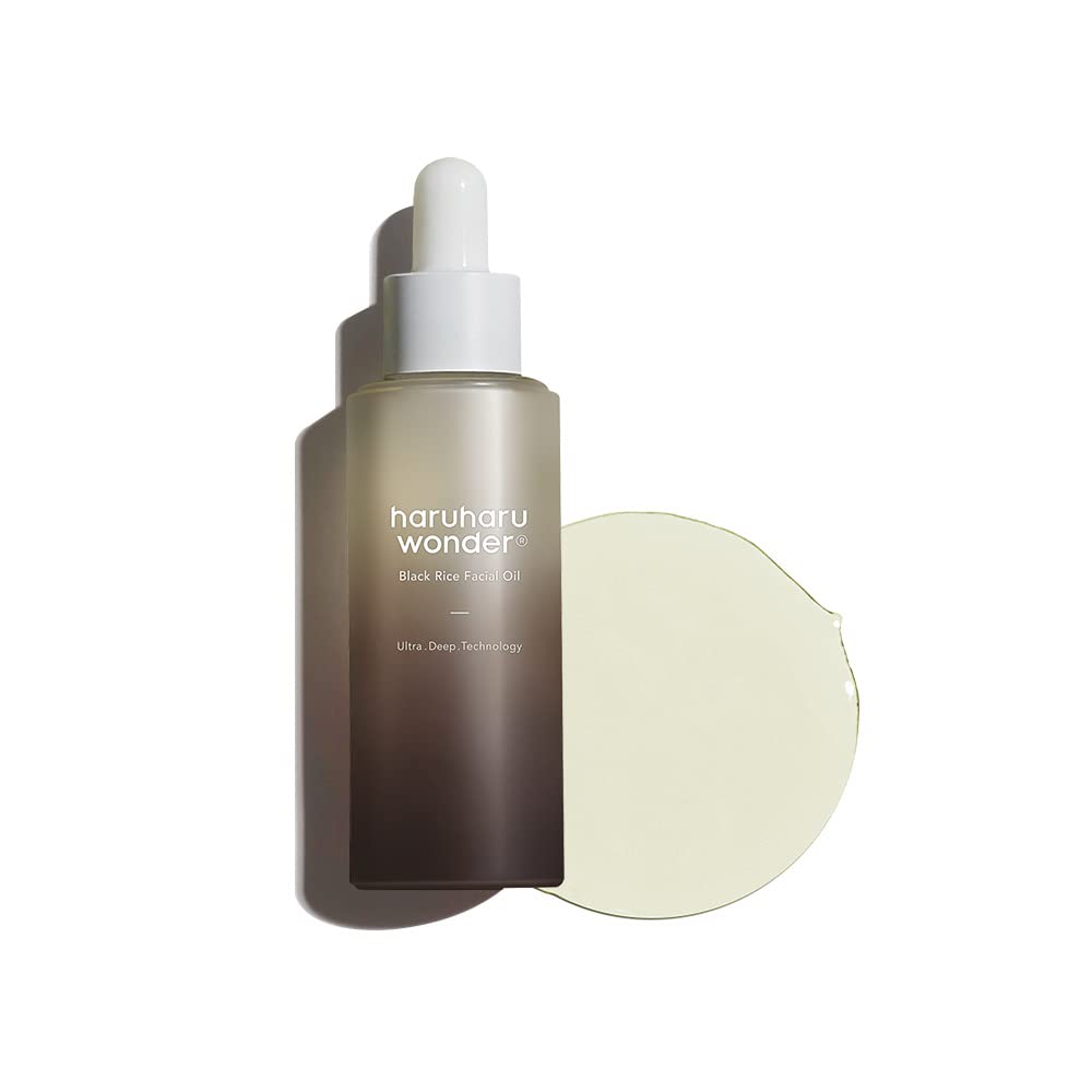 Haruharu Huile pour le visage au riz noir WONDER (30 ml) | Huile pour le visage
