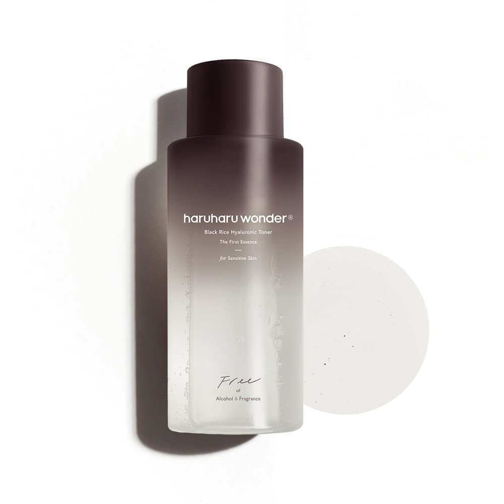 haruharu Black Rice Toner l'Acide Hyaluronique pour peaux sensibles, 300ml