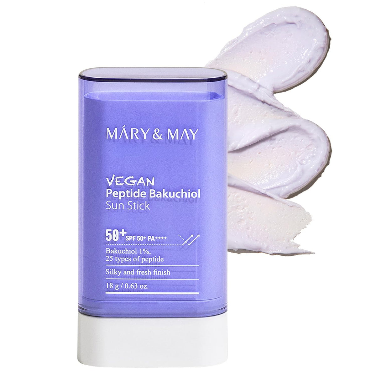 MARY & MAY B�ton solaire v�g�talien au bakuchiol SPF50+ PA++++ (18 g)