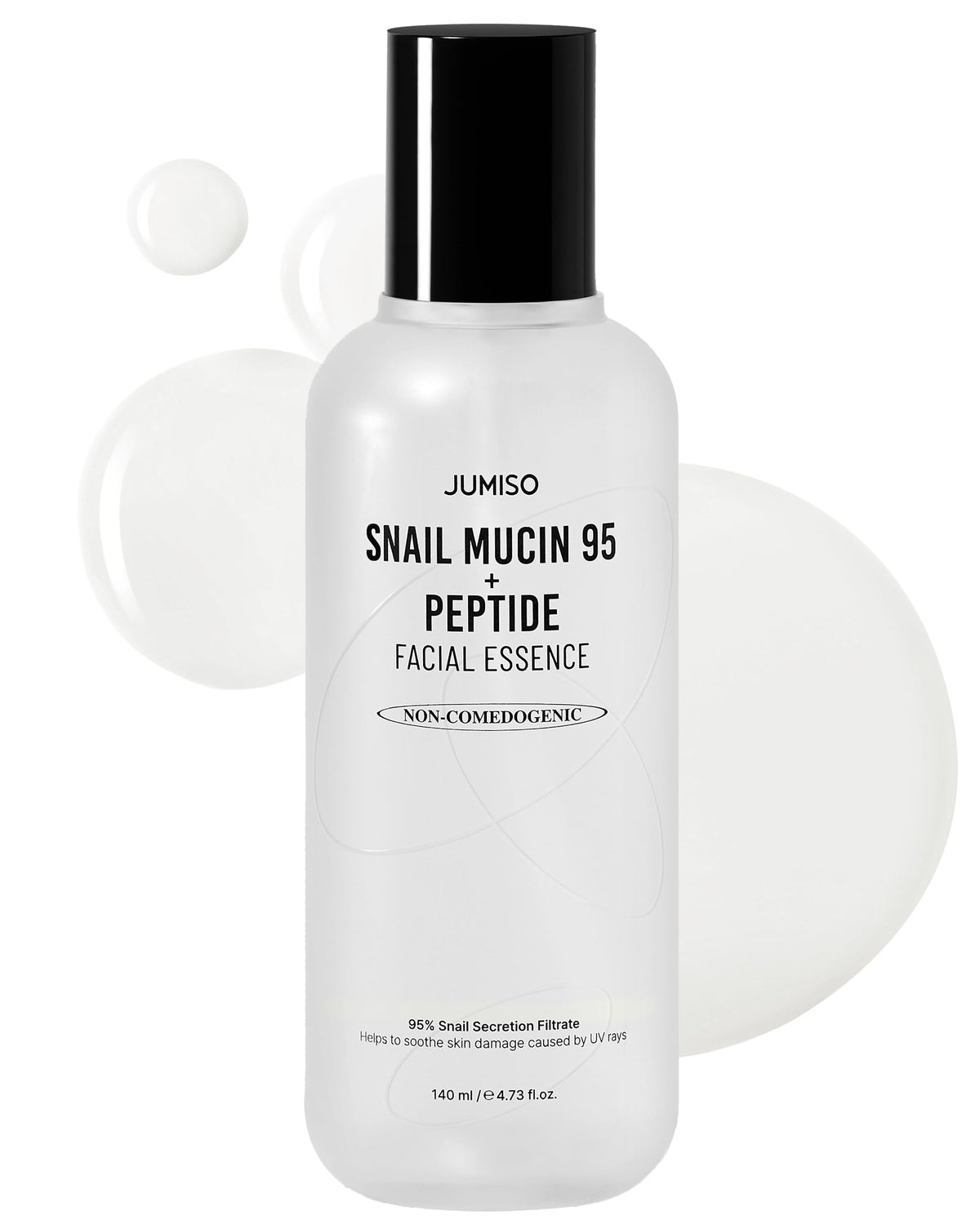 JUMISO Snail Mucin 95% + Peptide Essence 4.73 fl.oz / 140 ml, Hydrating Serum with Snail, Face Moist