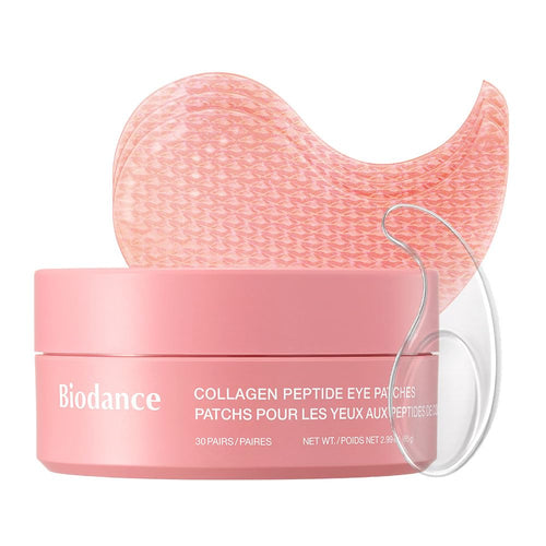 BIODANCE Collagen Peptide Eye Pads, Anti-Wrinkle Pads for Face and Laugh Lines, Eye Mask Against Fin