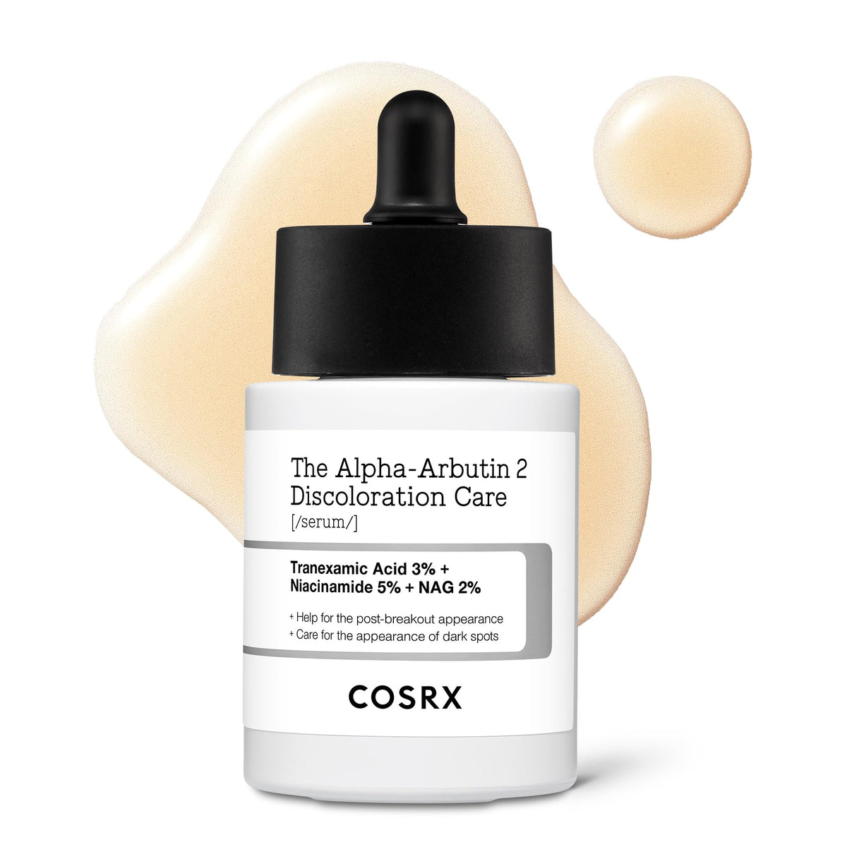 COSRX Alpha-Arbutin 2% Serum Against Skin Discoloration, Korean Serum for Correcting Dark Spots with