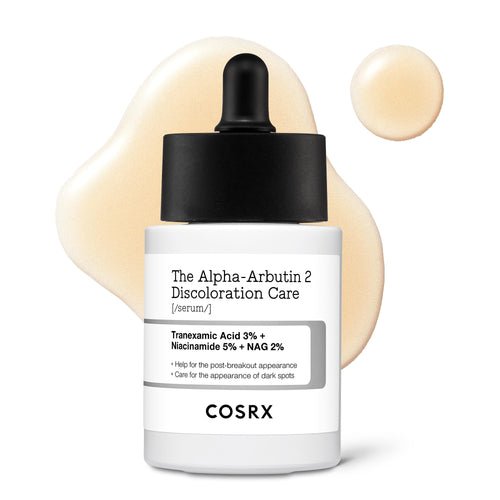 COSRX Alpha-Arbutin 2% Serum Against Skin Discoloration, Korean Serum for Correcting Dark Spots with