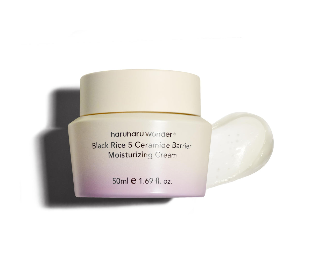 haruharu Black Rice 5 Ceramide Crème Hydratante Barrière Cutanée, 50 ml
