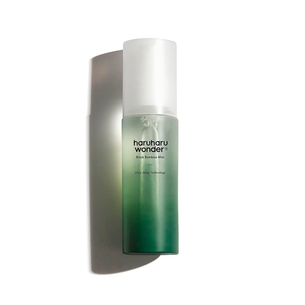 Haruharu WONDER | Black Bamboo Mist (2,7 fl.oz) - Brume Hydratante et raffermissante contient du gis