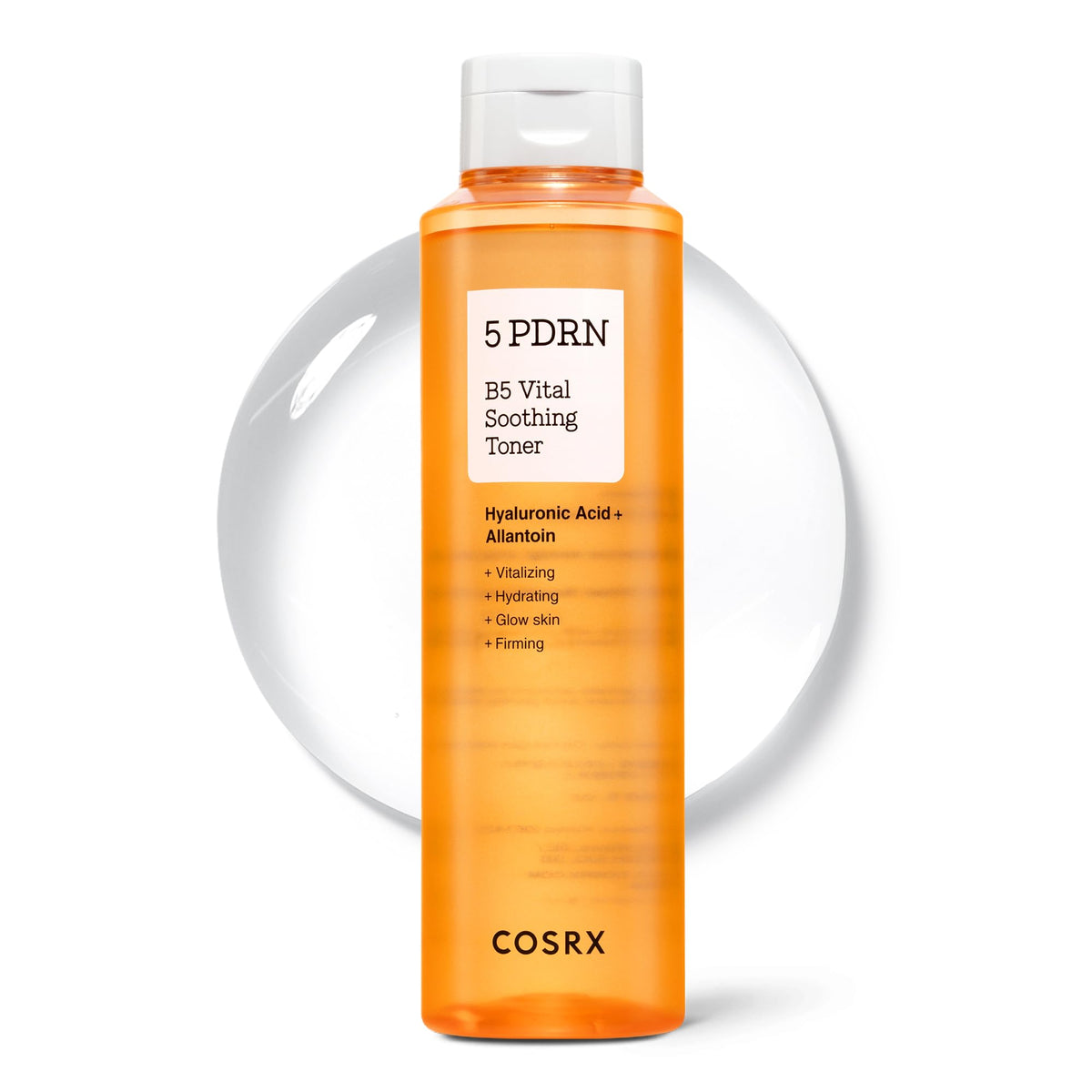 COSRX 5 PDRN B5 Vital Soothing Toner 280 ml, Korean Skincare to Nourish and Revitalize Skin with Sal