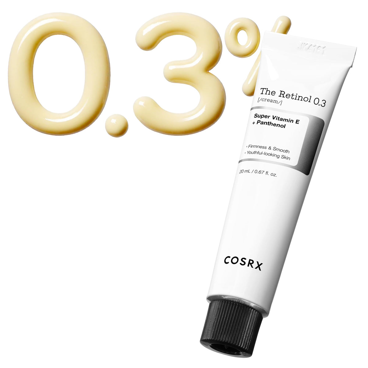 COSRX Retinol Cream, 0.67 Oz, Anti-aging Eye & Neck Cream with Retinoid Treatment to Firm Skin, Redu