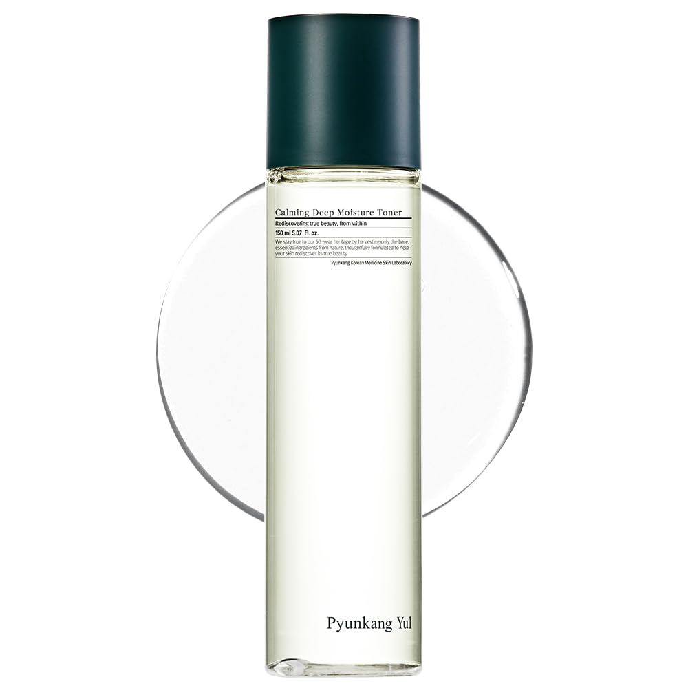 Pyunkang Yul Calming Deep Moisture Toner kalmeert onmiddellijk de gevoelige huid, verzorgt poriën en