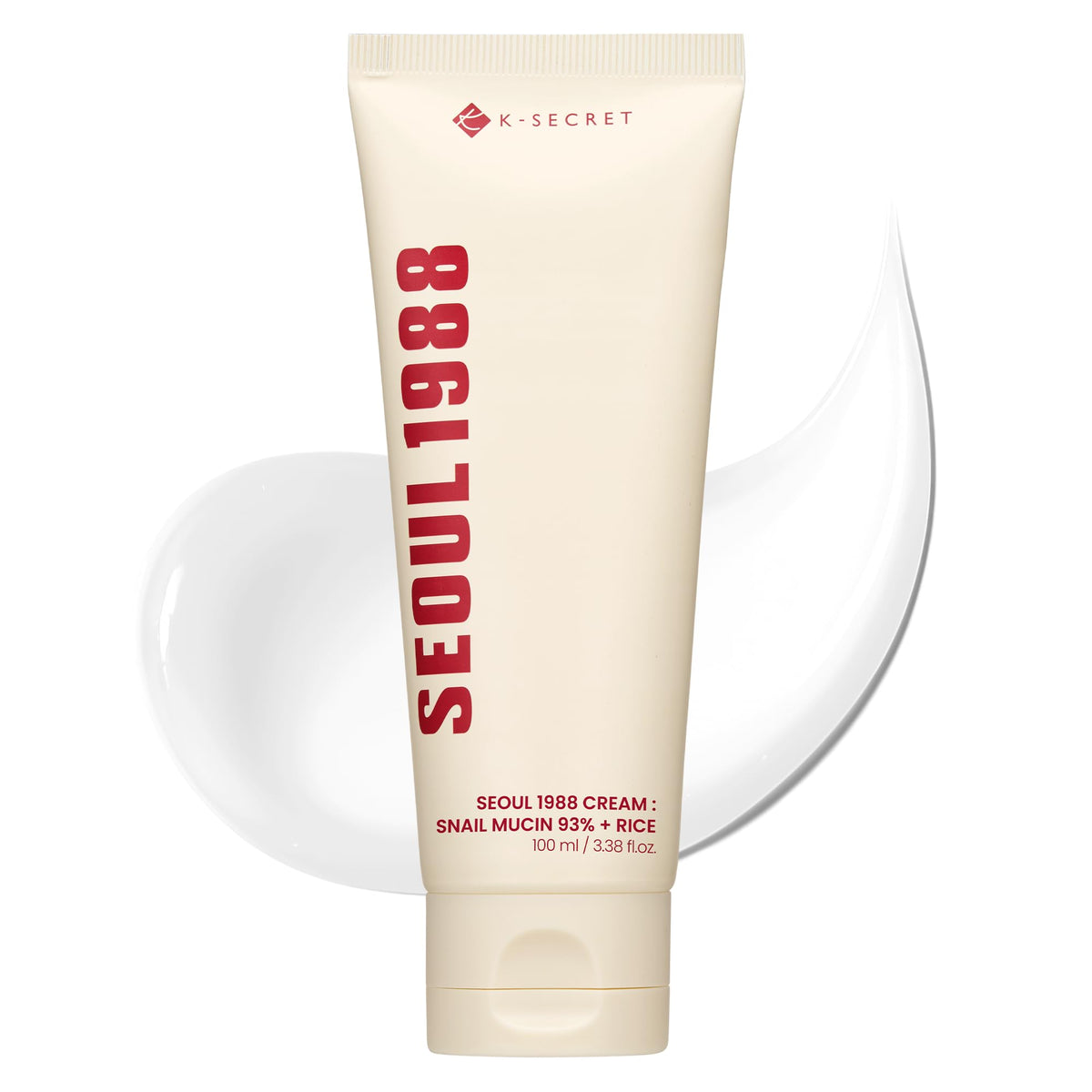 K-SECRET SÉOUL 1988 Crème Mucine d'Escargot 93% — Formule Concentrée Légère avec Extrait de Riz | Hy