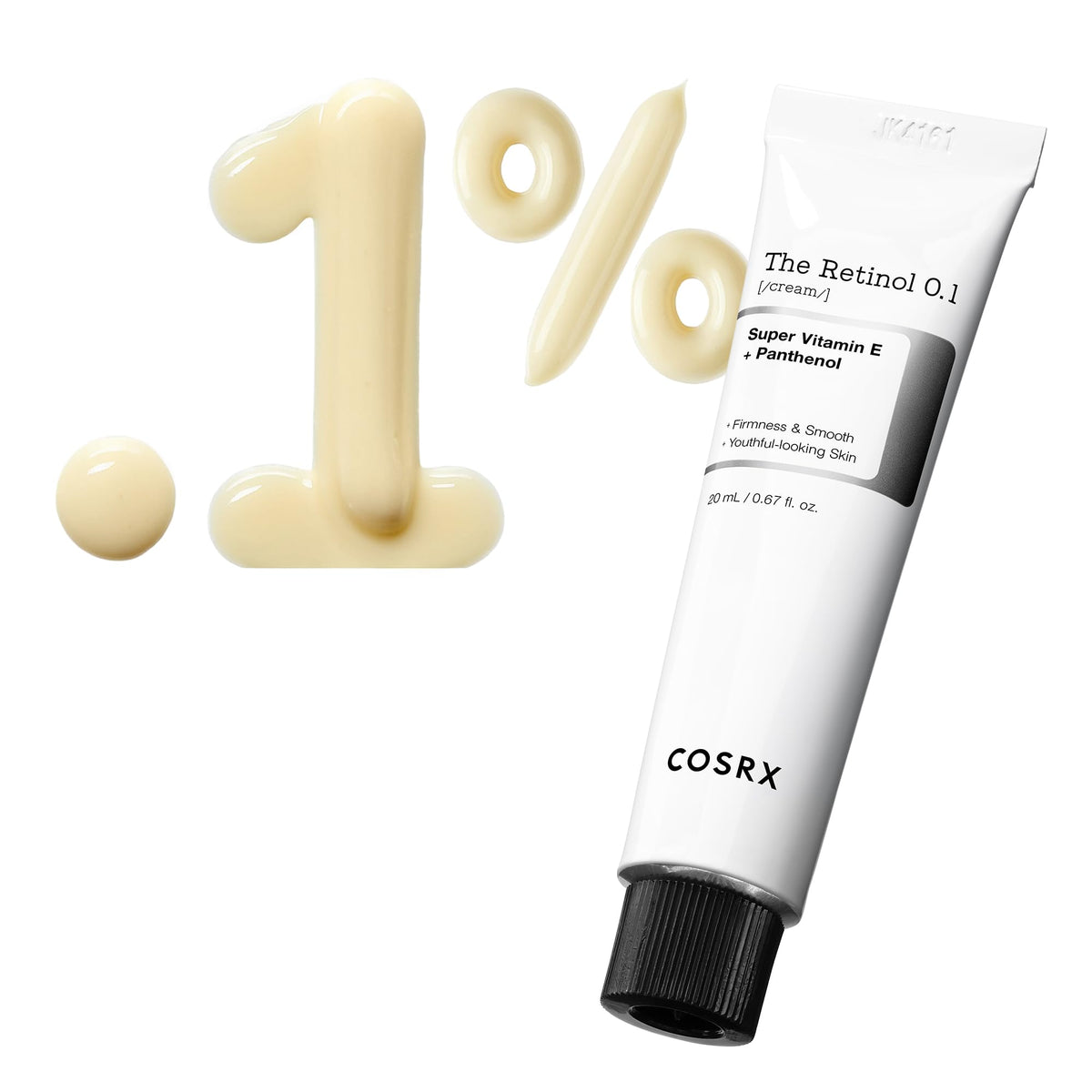 COSRX Rétinol 0,1% Cream, 0,67 Oz, crème anti-âge pour les yeux et le cou avec traitement rétinoïde 