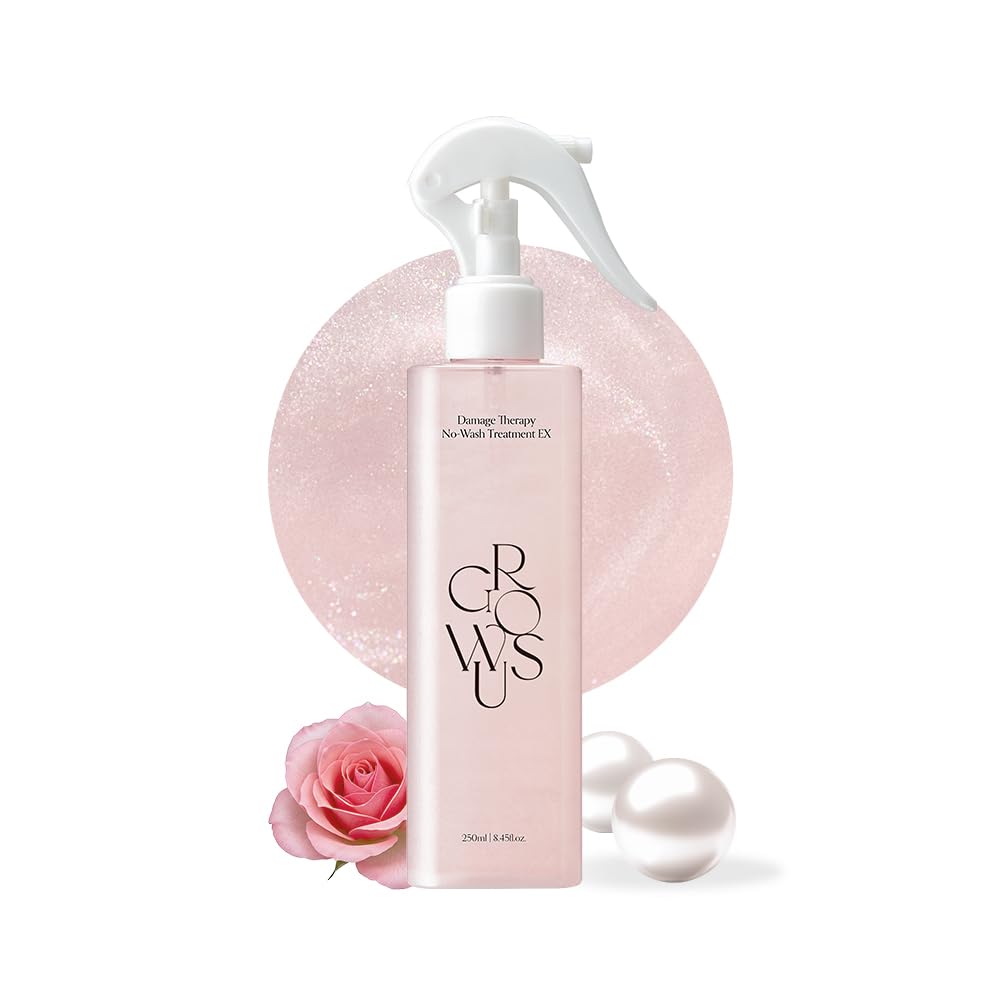 GROWUS Damage Therapy Traitement sans lavage – Après-shampoing sans rinçage et protecteur de chaleur