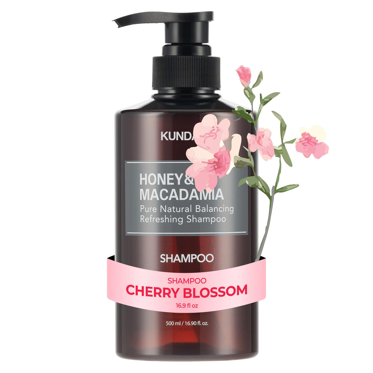 [Kundal] Shampooing Nature 500 ml (fleur de cerisier)