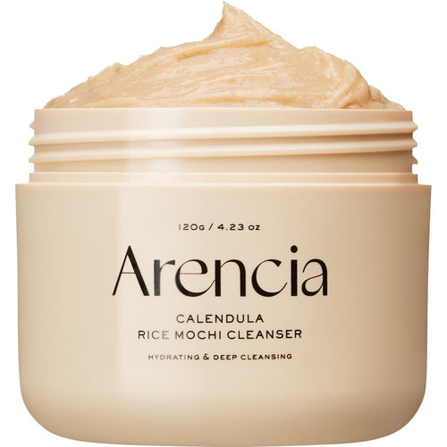 Arencia Nettoyant Frais Calendula & Riz Mochi — Hydratant, Éclat & Nettoyage en Profondeur (120g)