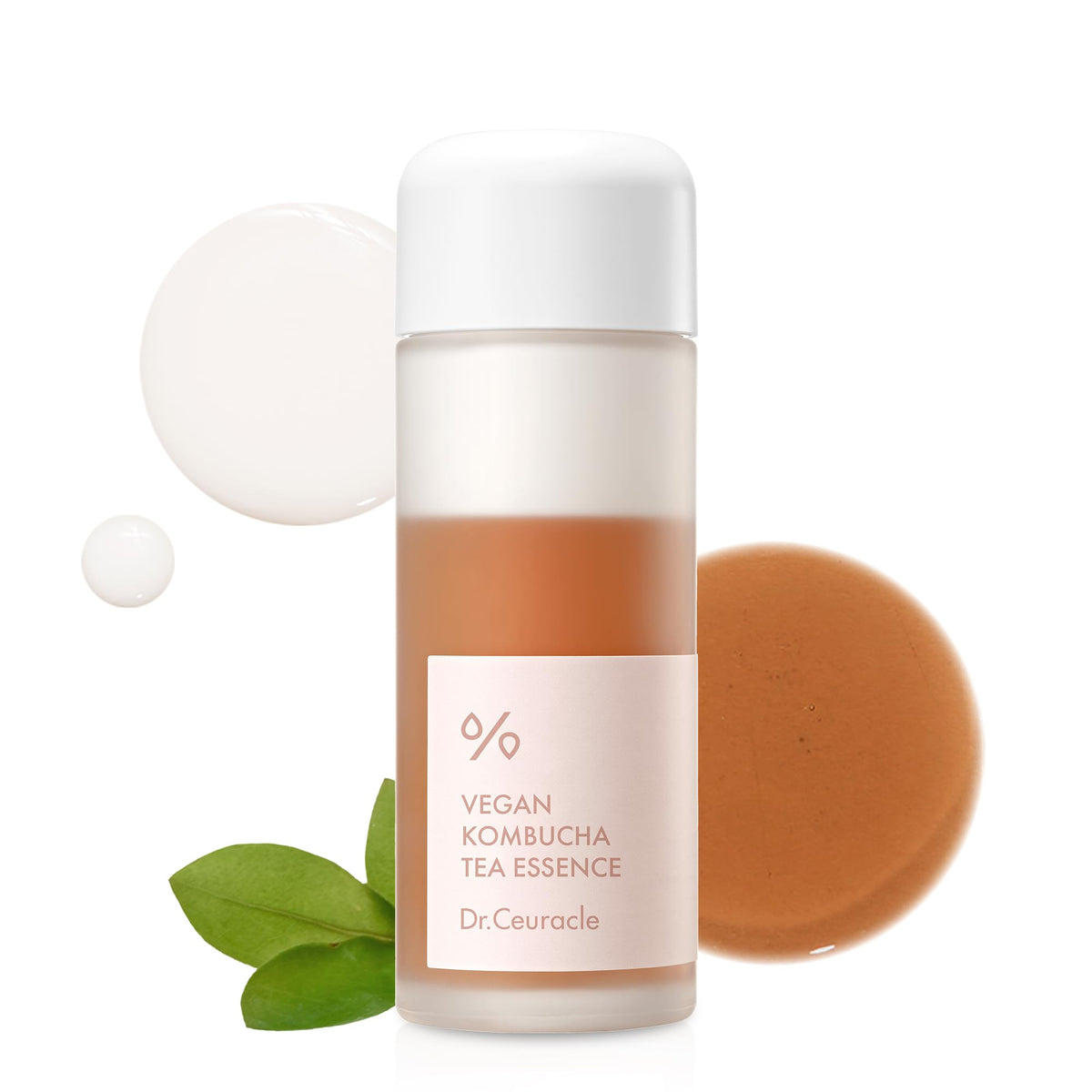 Dr.Ceuracle Essence de thé kombucha végétalien – Tonique laiteux hydratant avec extrait de thé Kombu