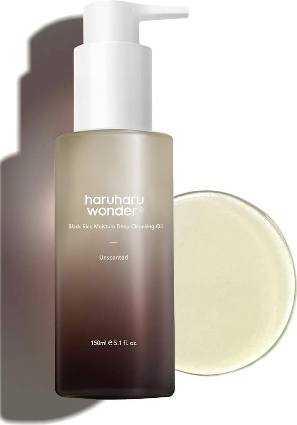 haruharu wonder Black Reis Huile nettoyante hydratante et profonde 150 ml | Nettoyant pour le visage