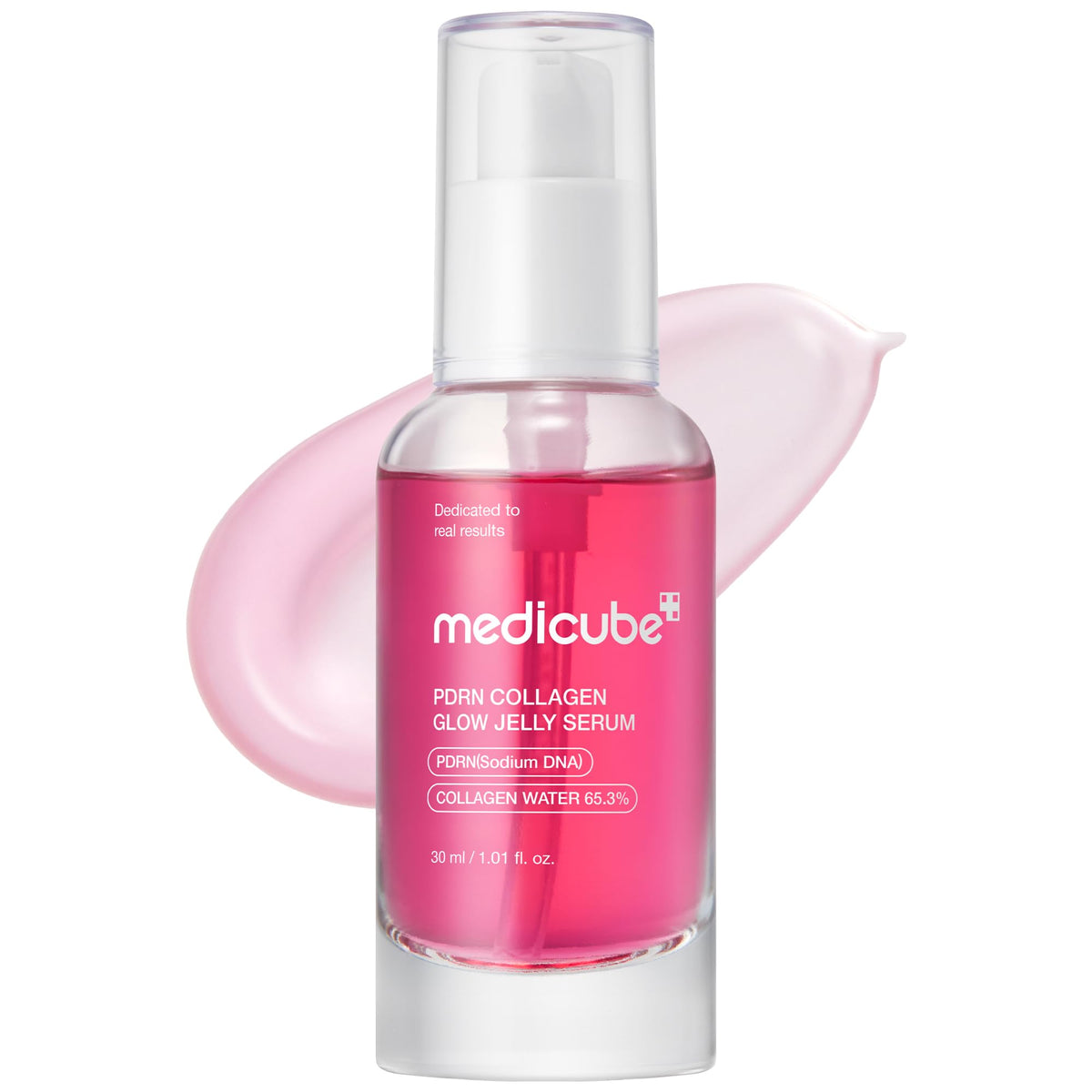 medicube PDRN Pink Collagen Glow Jelly Serum | Lightweight Water-Jelly For Plump & Supple Skin | Rad