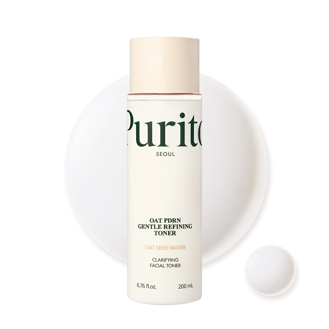 PURITO Oat PDRN Gentle Refining Toner 200 ml 6,76 fl.oz, toner exfoliant à l'avoine coréenne 99% pur